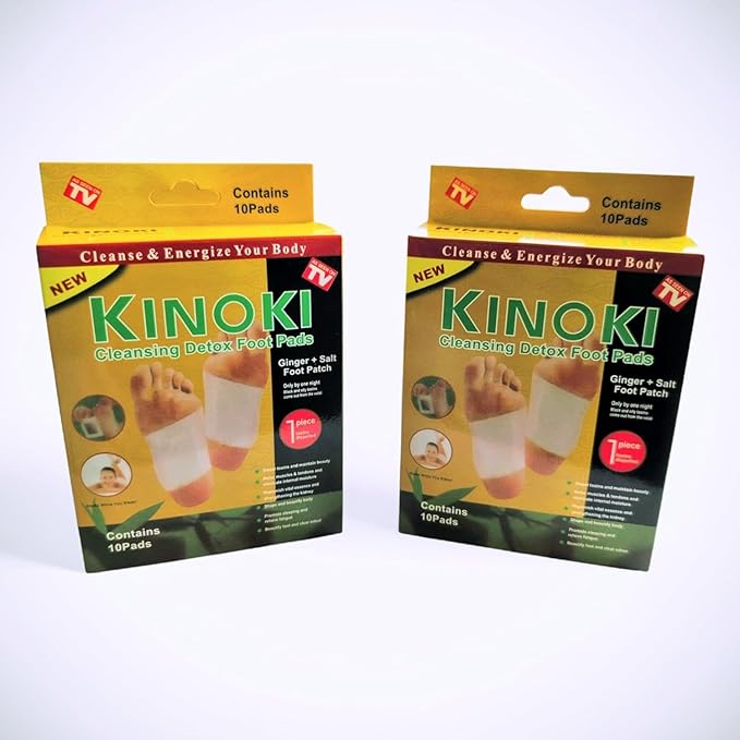 Kinoki Cleansing Detox Foot Patches pack of 2