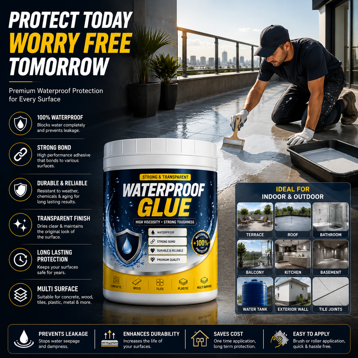 Transparent Waterproof Glue Sealant