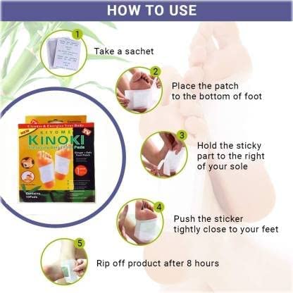 Kinoki Cleansing Detox Foot Patches pack of 2